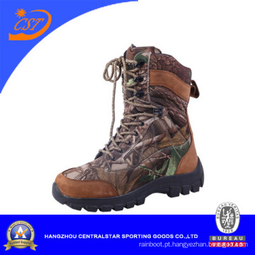 Botas militares de couro de camada superior da moda Ab-10